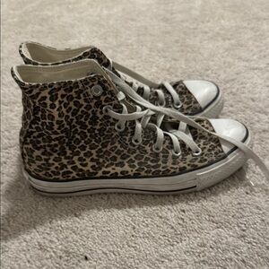 Converse High Top Leopard Print